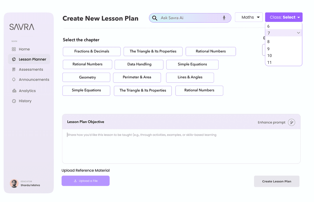 Web Application Mockup